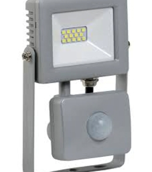 Прожектор IEK LPDO702-10-K03 СДО 07-10Д светодиодный серый с ДД IP44 IEK
