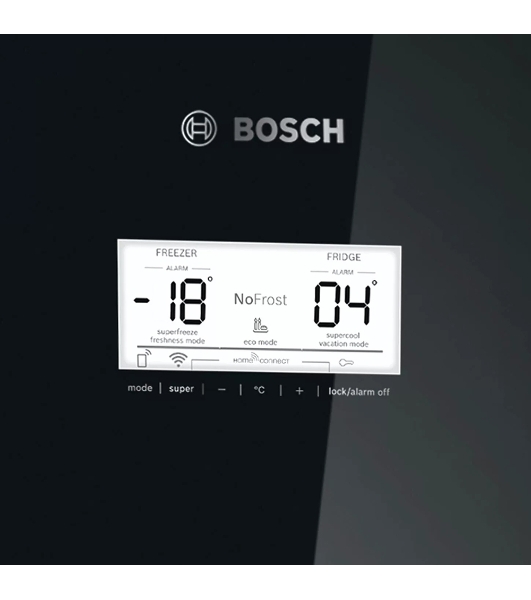 Холодильник Bosch KGN39LB30U черный двухкамерный 290/110л морозилка снизу, No Frost