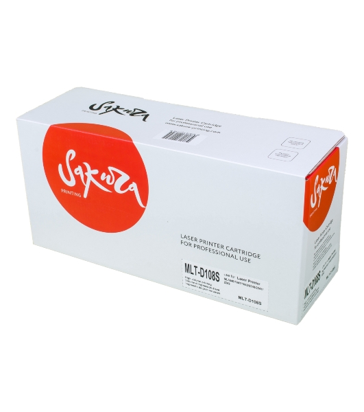 Картридж Sakura MLTD108S для Samsung ML1640/1641/1642/2240/2241/2242, черный, 1500 к.