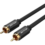 Кабель Vention аудио RCA M/RCA M - 1м черный, фото3