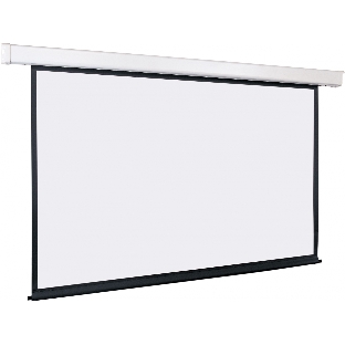 Экран с электроприводом Lumien Eco Control 177x80 см (раб. область 169х272 см) Matte White черная кайма по периметру 16:9