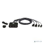 Переключатель KVM 2-Port USB FHD HDMI Cable KVM Switch, фото4