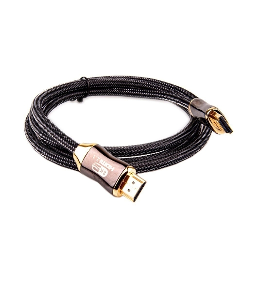 Кабель HDMI 19M/M,ver. 2.1, 8K@60 Hz 1.5m метал разъемы, нейлоновая оплетка Telecom TCG300-1.5M Кабель HDMI 19M/M,ver. 2.1, 8K@60 Hz 1.5m метал разъемы, нейлоновая оплетка Telecom