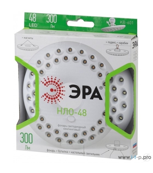 Фонарь кемпинговый ЭРА KB-601 нло-48 48xLED 3xАА кор