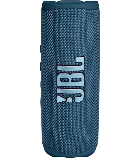 Портативная акустика JBL Flip 6 синий, Bluetooth 5.1, время воспроизведения 12 ч, емкость аккумулятора 4800 mAh, время заряда 2,5 ч, синий
