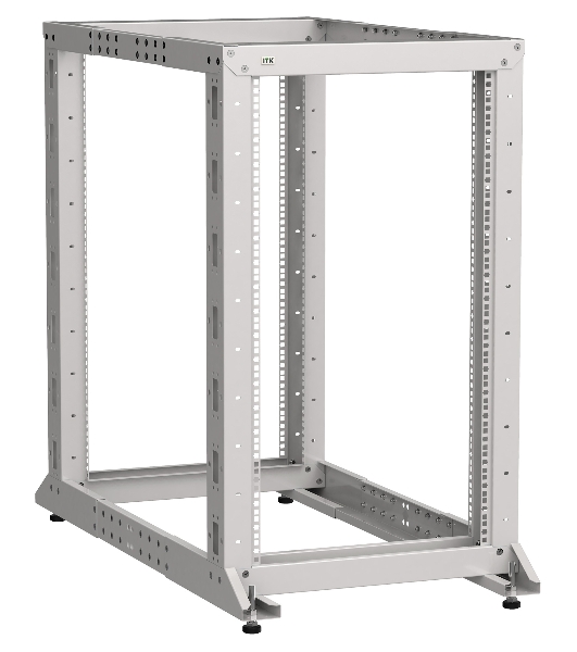 Стойка двухрамная ITK Linea LF35-42U61-2GM 42U 600 мм X 1000 мм 700 кг серый