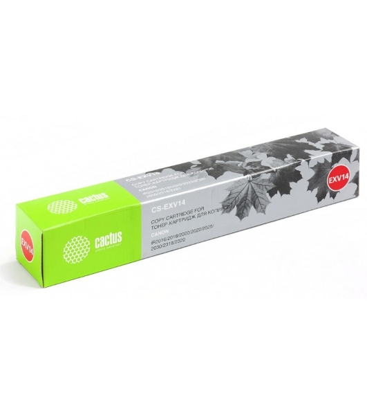 Картридж лазерный Cactus CS-EXV14 черный (8300 стр.) для Canon iR2016/2018/2020/2022/2025/2030/2318/2320