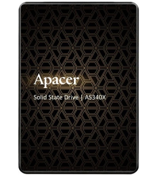 Накопитель SSD Apacer AS340X, 240Gb, 2.5', SATA III, R/W 550/520
