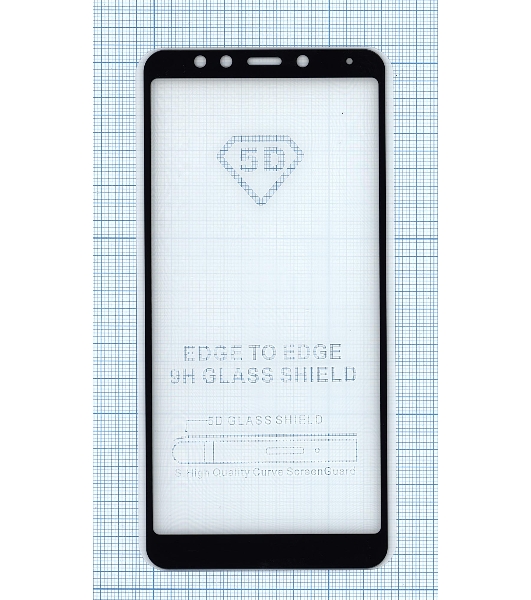 Защитное стекло 'Полное покрытие' для Xiaomi Redmi 5 черный