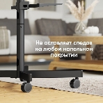 Стойка для телевизора ONKRON TS1137 черный 23'-60' макс.45кг напольный мобильный, фото2