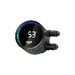 Система охлаждения PCCooler DA360 Pro ARGb Digital BK (300W, 360мм, LED temp., Black, ARGb/Fans: 3x120мм, 75.8CFM, 33.7dBA, 2200RPM/Pump height 57мм, 28dBA, 3000RPM, Rad thickness 27мм/S: 1851, 1700, 1200, 20XX, 115X, AM5, AM4), фото11