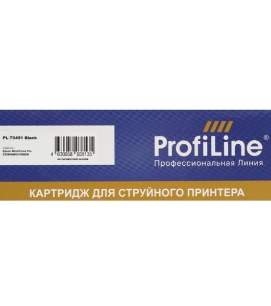 Картридж струйный ProfiLine PL-T9451 для принтеров Epson WorkForce Pro C5210/C5215/C5290/C5710/C5790 с чернилами Black