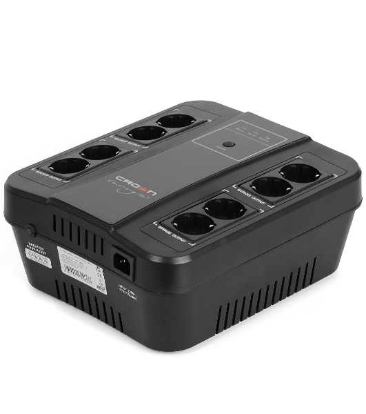 Источник бесперебойного питания CMUS-275 EURO SMART/850 ВА/480 Вт/8 х CEE 7 (евророзетка)