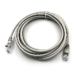 Патч-корд Buro UTP cat.5e 5м серый RJ-45 (m)-RJ-45 (m), фото 1