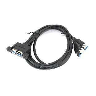 Кабель USB 2.0 для монтажа на корпус 1 м