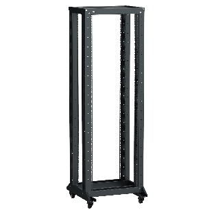 Стойка двухрамная ITK Linea LF05-42U66-2RM 42U 600 мм X 600 мм 700 кг черный