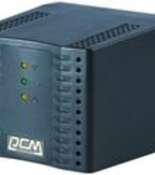 Стабилизатор напряжения Powercom TCA-1200 600Вт 1200ВА черный