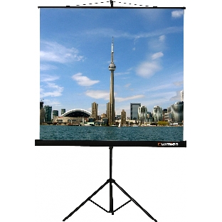 Экран на штативе Lumien Eco View 203x203см (раб.область 195х195 см) Matte White с возможностью настенного крепления 1:1
