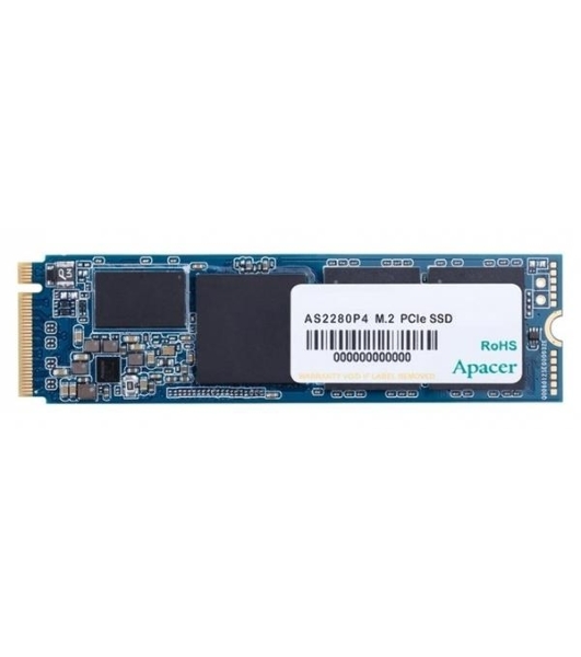 Накопитель SSD Apacer AS2280P4, 256Gb, M.2 2280, PCIe 3.0 x4, NVMe, R/W 2100/1300