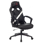 Кресло игровое Zombie DRIVER черный/белый, искусственная кожа, с подголов. крестовина пластик, фото35