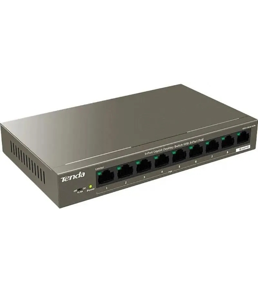 Коммутатор 9PORT 10/100/1000M POE TEG1109P-8-102W Tenda