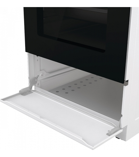 Плита комбинированная Gorenje GK5A12WG белый, конфорок 2 газовых и 2 электрических, духовка 68 л, 50 см x 85 см x 59.4 см