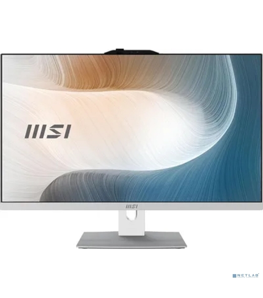 Моноблок MSI Modern AM272P 1M-685XRU 27' Full HD Core 7 150U (1.8) 32Gb SSD 1Tb Graphics без ОС GbitEth WiFi BT 120W клавиатура мышь Cam белый 1920x1080
