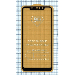 Защитное стекло 'Полное покрытие' для Xiaomi Redmi Note 6 Pro черный