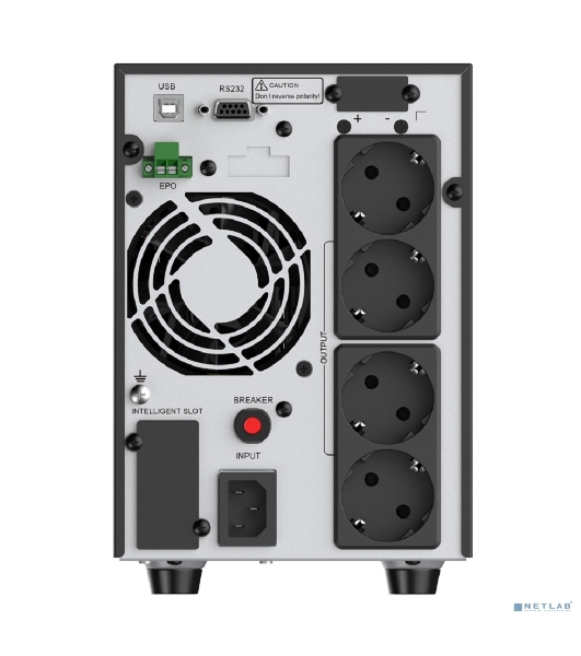 Источник бесперебойного питания CBR ESN-2KT-4F-LCHERSC Online 2000VA/2000W Tower 4 x Schuko, LCD, HID-USB, RS232, EPO, SNMP slot