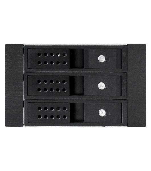 Корзина для HDD ExeGate EX291656RUS HS335-02 (универсальная, на 3*3,5'/2.5' SATA HDD, занимает 2*5,25' отсека, RTL)