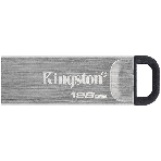 Флешка USB Kingston DataTraveler KYSON (DTKN/128 Gb), 128Gb, USB 3.2 Gen 1, R/W 200/60, серебристый/черный, фото12