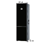 Холодильник Bosch KGN39LB30U черный двухкамерный 290/110л морозилка снизу, No Frost, фото6