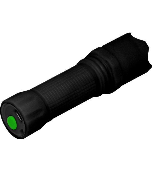 Фонарь ручной Gauss GFL207 черный 3Вт встроенный аккумулятор (GF207)