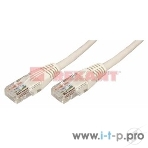 Шнур коммутационный Rexant патч-корд, U/UTP RJ45-RJ45 cat.5e, PVC, серый, 0,5м, фото 1