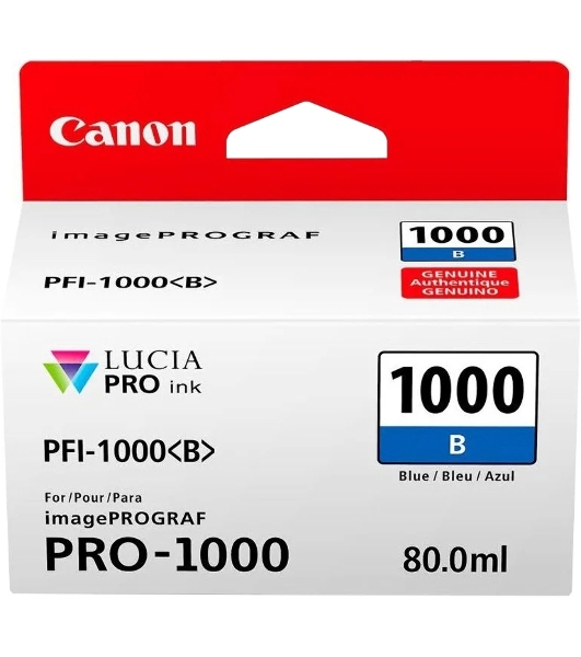 Картридж струйный CANON PFI-1000 B синий