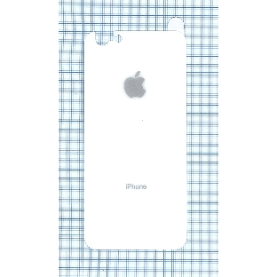 Защитное заднее стекло для iPhone 6/6S белый