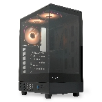 Компьютерный корпус HSPD F510, Panoramic Mid Tower, черный, TG, 0.5 SPCC, 3x120мм ARGb ATX, mATX, mITX 180/280/160мм 1x2.5', 1x3.5', 7xPCI 2xUSB-A 3.0 356x218x467мм, фото23