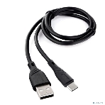 Кабель USB 2.0 Cablexpert CCB-USB2-AMCMO1-1MB, AM/Type-C, издание Classic 0.1, длина 1м, черный, блистер, фото3