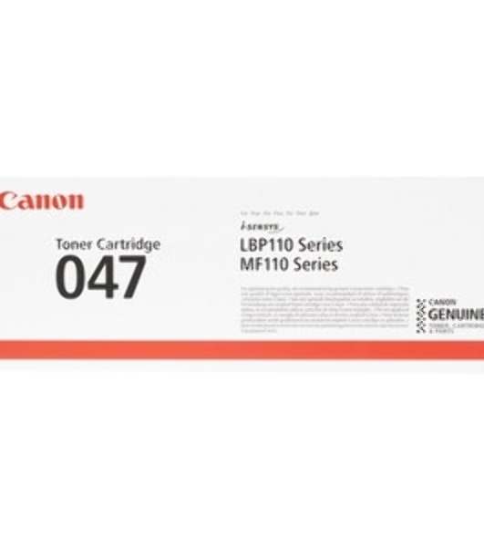 Картридж лазерный Canon 047 BK черный (1600 стр.) для Canon LBP112/LBP113W