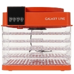 Сушилка для овощей и фруктов Galaxy Line GL 2630, красный, с электронным управлением, 450 Вт, фото5