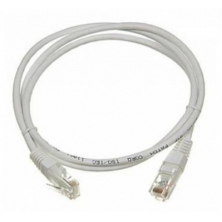 Патч-корд LANMASTER UTP LAN-PC45/U5E-1.0-GY вилка RJ-45-вилка RJ-45 cat.5е 1м серый LSZH
