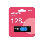 Флешка USB ADATA UV320 (AUV320-128G-RBKBL), 128Gb, USB 3.2, R/W 100/30, черный/голубой, фото5
