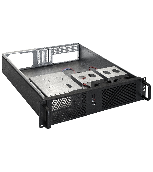 Корпус ExeGate EX264269RUS Серверный корпус ExeGate Pro 2U390-04 (RM 19', высота 2U, глубина 390, без БП, USB)