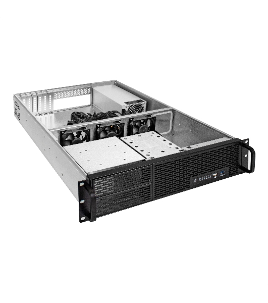 Серверный корпус ExeGate Pro 2U650-06/2U2098L (RM 19', высота 2U, глубина 650, БП 2U-400ADS, USB+USB 3.0)