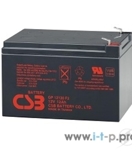 Батарея CSB GP 12120 (12V 12Ah) F2
