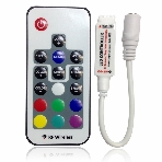 Мини контроллер LED радио (RF) 72 W/144 W, 17 кнопок, 12 V/24 V, фото2
