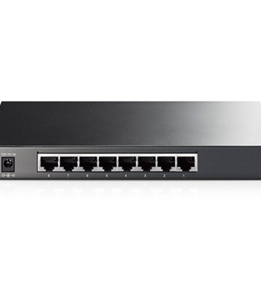 Коммутатор TP-Link SMB TL-SG2008 8-port Pure-Gigabit Desktop Smart Switch, 8 10/100/1000Mbps RJ45 ports, Tag-based VLAN, STP/RSTP/MSTP, IGMP V1/V2/V3 Snooping, DHCP Filtering, 802.1P Qos, Rate Limiting, Voice VLAN,