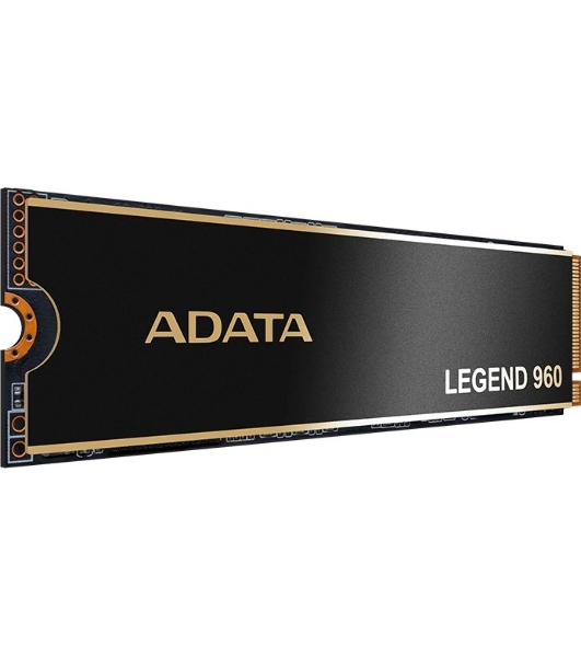 Накопитель SSD ADATA LEGEND 960, 4Tb, PCIe 4.0 x4, M.2 2280, NVMe, R/W 7400/6800, с радиатором