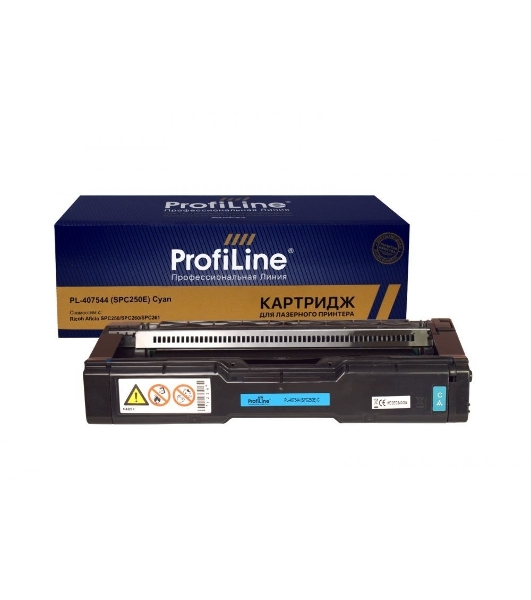 Картридж ProfiLine PL-407544 (SPC250E) для принтеров Ricoh Aficio SPC250/SPC260/SPC261 Голубой 1600 копий