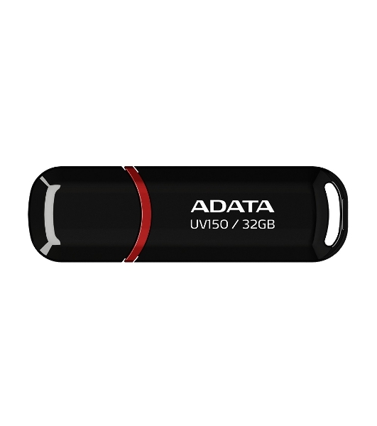 Флешка USB ADATA UV150 (AUV150-32G-RBK), 32Gb, USB 3.0, R/W 100/30, черный